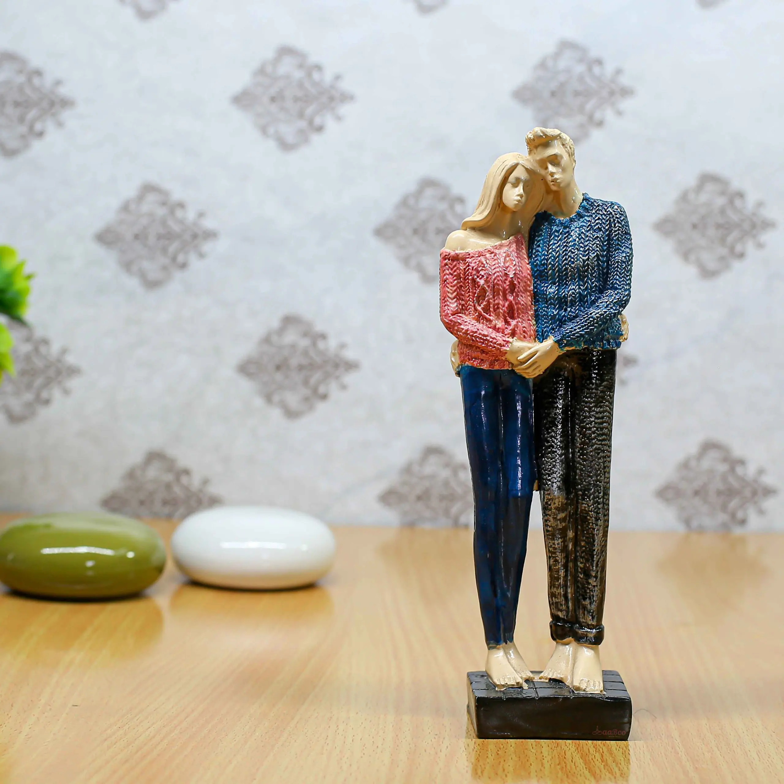 Big Standing Couple 9 romantic decorative modern couple statue