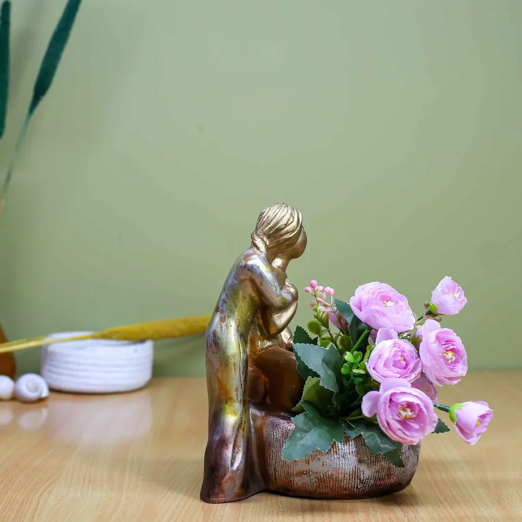 Couple Planter 3 Romantic Resin Flower Pot for Indoor Plants