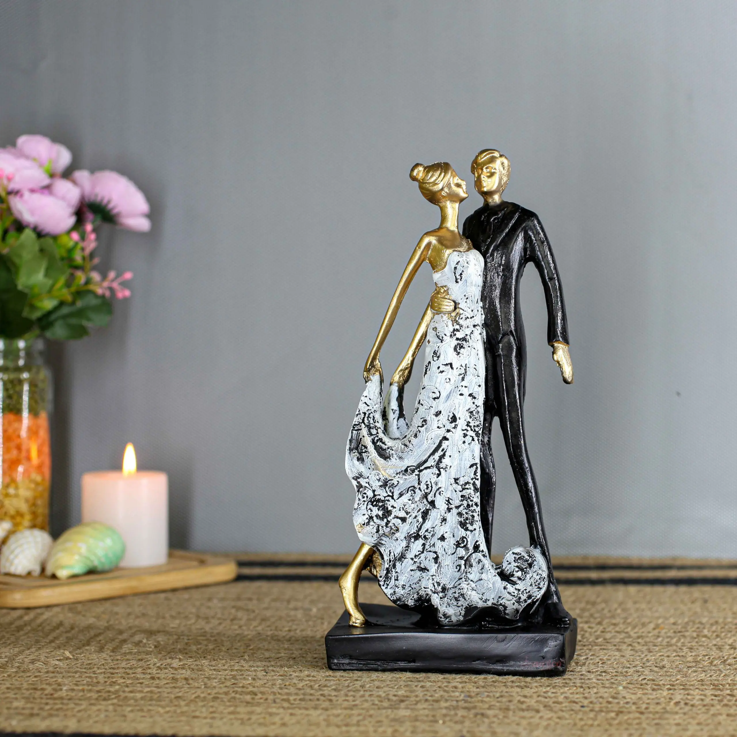 Dancing Couple 2 Handcrafted Resin Figurine for Home Décor & Gifts