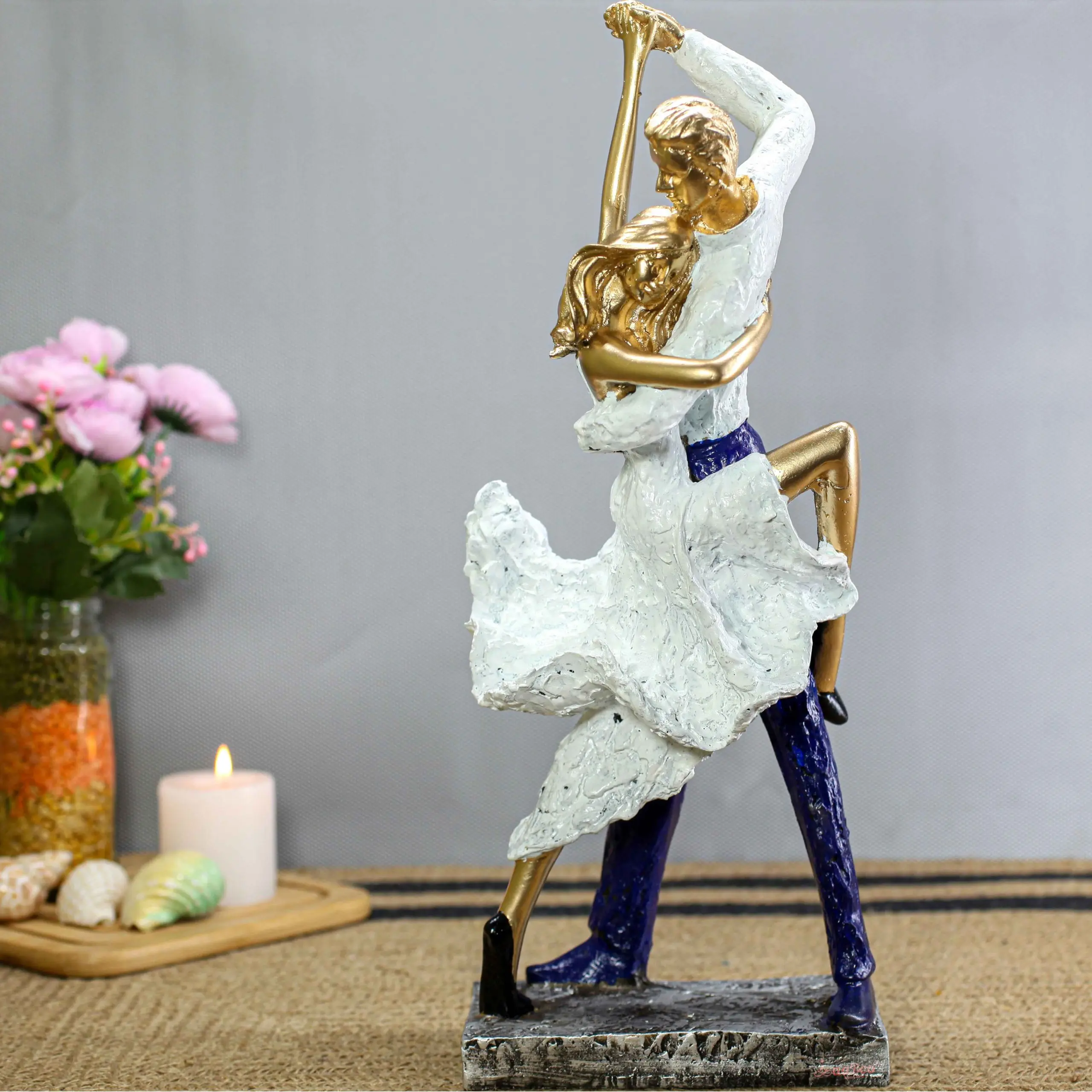 Dancing Couple 5 Handcrafted Resin Figurine for Home Décor & Gifts